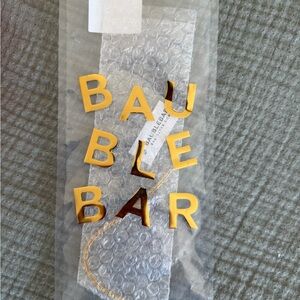 BaubleBar 2mm Billie Tennis Bracelet 18k gold plated sterling silver everyday